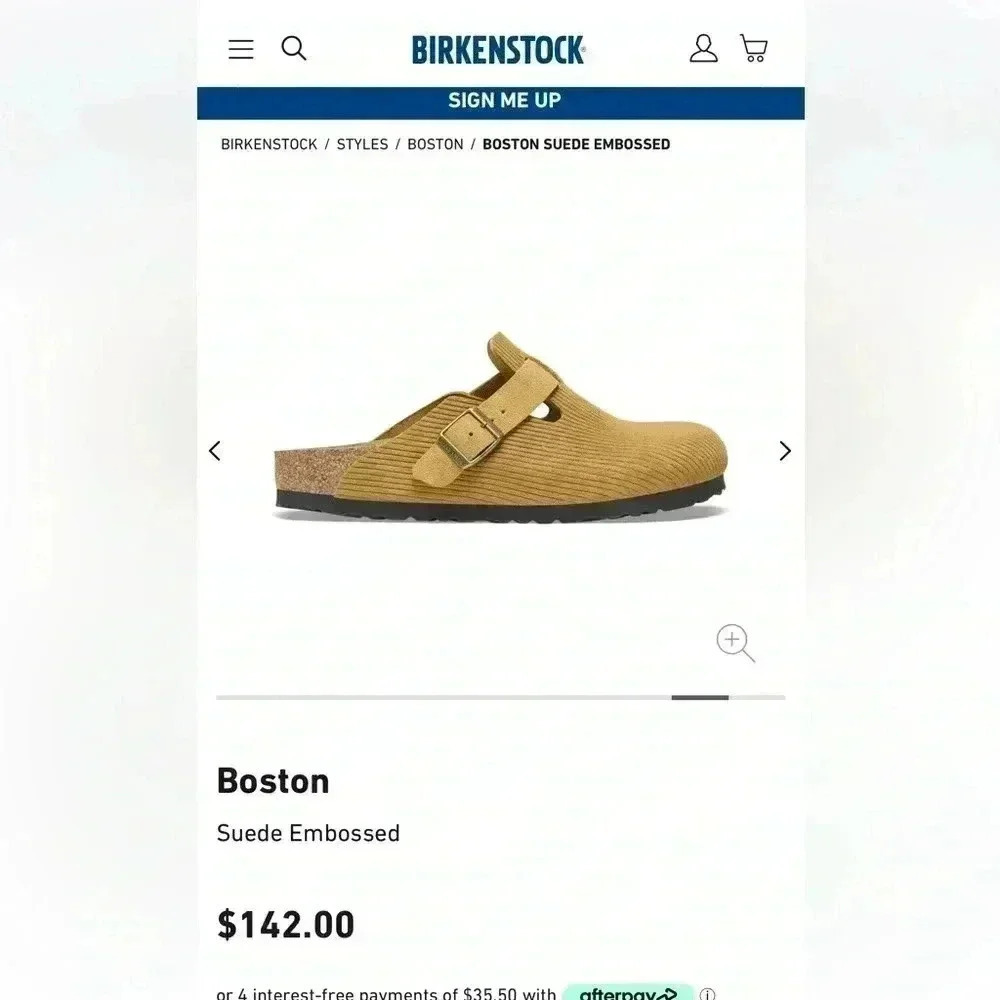 Boston Suede Embossed BIRKENSTOCK - Picture 7 of 13